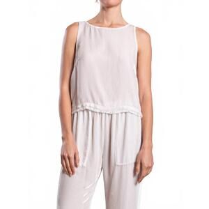 NEW PHARAOH women's sylvie tank top in milk velvet